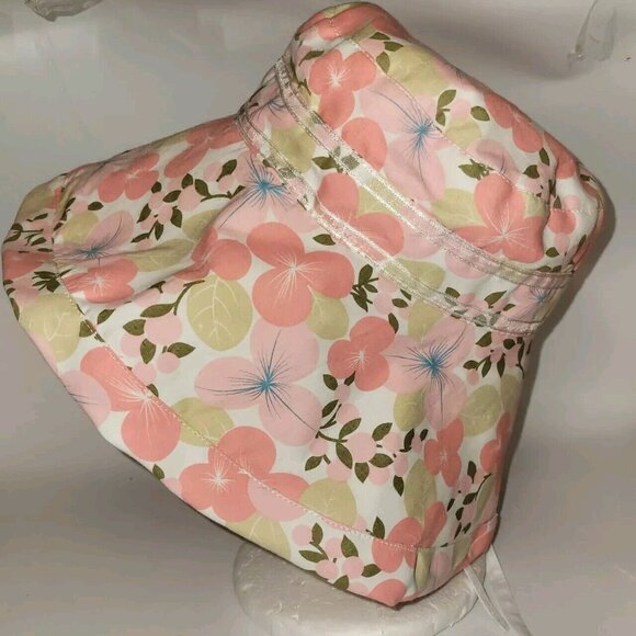 Betmar New York Sun Hat Bow Wide Brim Colorful Floral Cruise Beach Women - Picture 4 of 7